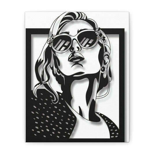 Stylish Black and White Canvas Wall Art for Modern Decor